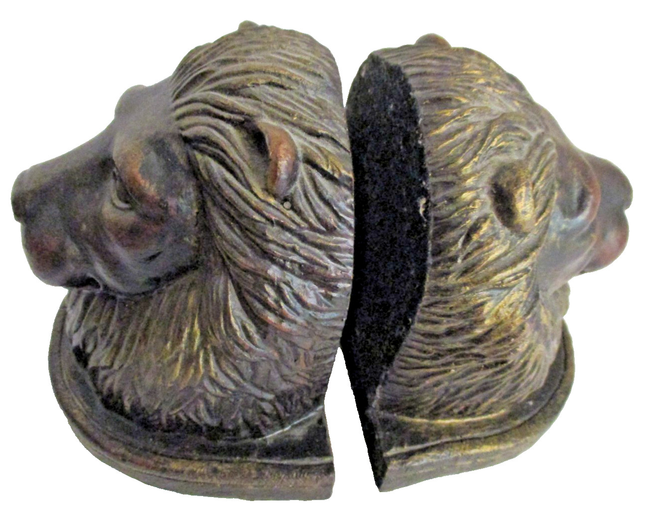 Lion Head Resin Bookends 5x5x3.5 In. (SKU# 3130) Lion Head Resin Bookends 5x5x3.5 In. (SKU# 3130)