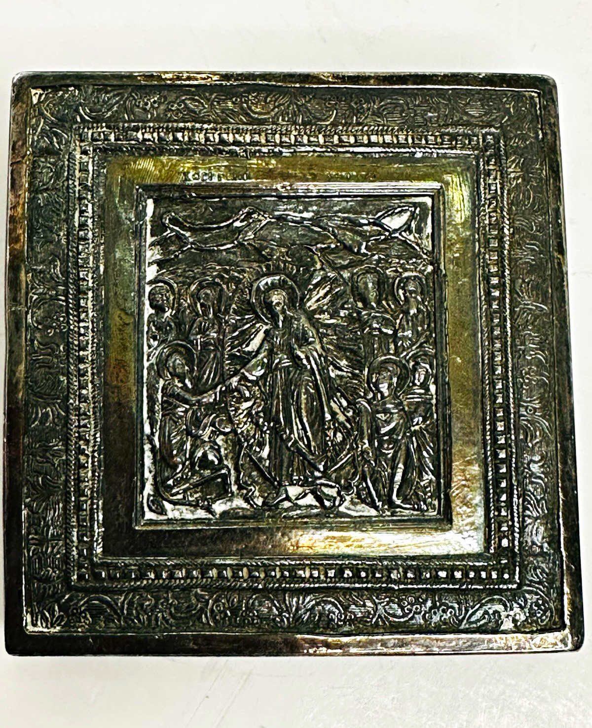 Vintage Henryk Winograd HW999. 999% Silver Resurrection of Christ Repousse’