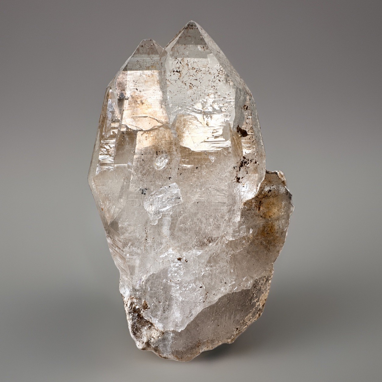 “Circuit of Time”Hashupi Himalayan Twin Quartz Etched Intergrown Tabular Crystal “Circuit of Time”Hashupi Himalayan Twin Quartz Etched Intergrown Tabular Crystal