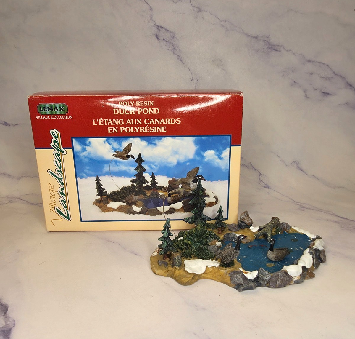 Lemax Christmas Village Duck Pond Landscape Lemax Christmas Village Duck Pond Landscape