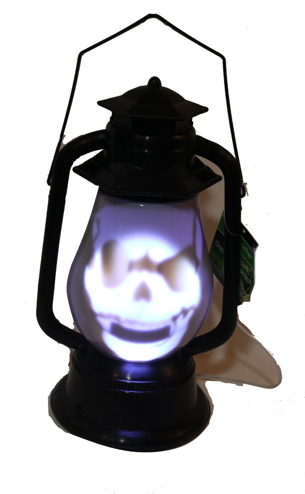 Scary Spooky Talking Spirit Graveyard Lantern, Halloween Party Decor Sound Light