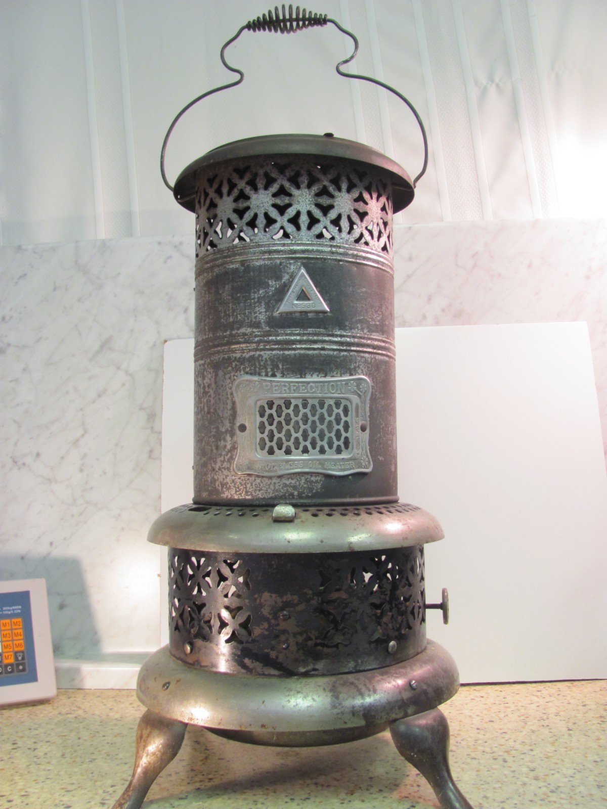 Antique Perfection No. 530 Smokeless Oil Heater Kerosene Lantern Stove Parts
