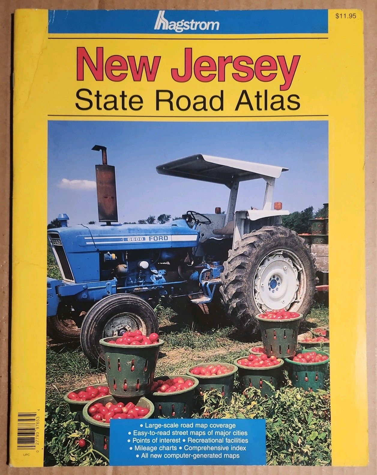 New Jersey State Road Atlas 2001 Hagstrom ADC Street Guide Camden Trenton NJ Map