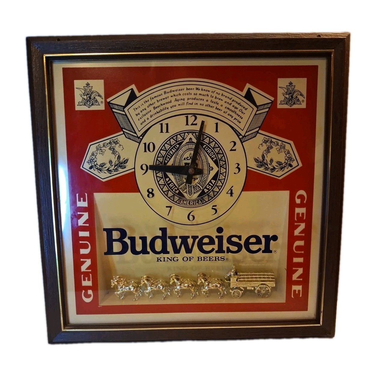 Budweiser Genuine Deluxe Label 