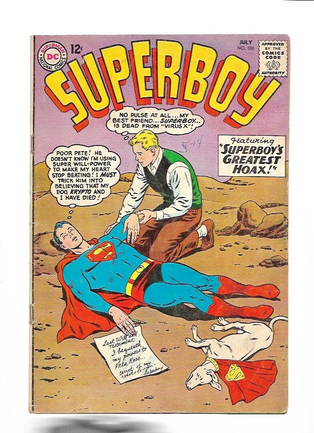 Superboy #106 DC Comics 1963 Superboy #106 DC Comics 1963