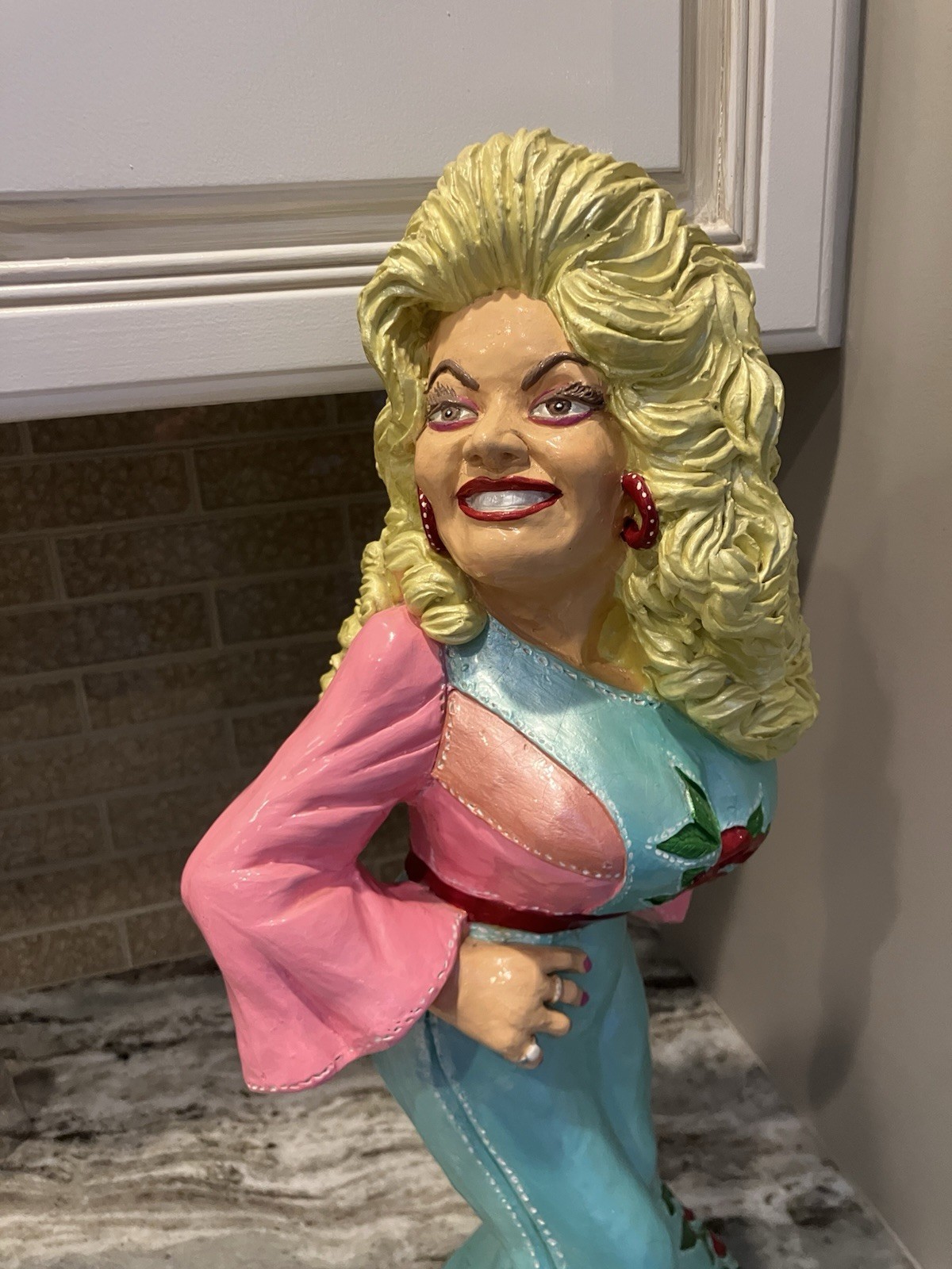 Esco Tuscany Style Chalkware Statue Rare Of Dolly Parton 24 Inches Tall