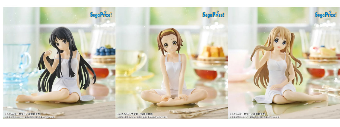 PSL K-ON Yumemirize Tainaka Kotobuki Akiyama Figure set