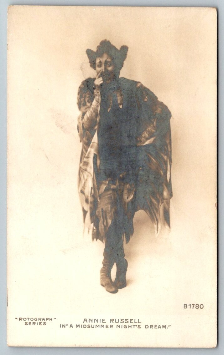 RPPC Annie Russell A Midsummer Night\'s Dream Postcard c1907 RPPC Annie Russell A Midsummer Night\'s Dream Postcard c1907
