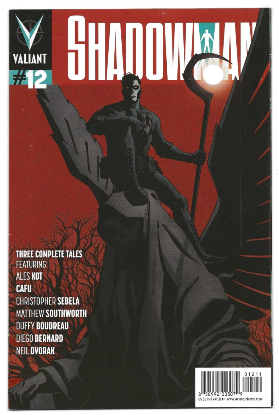 Valiant Comics SHADOWMAN #12 first printing cover A