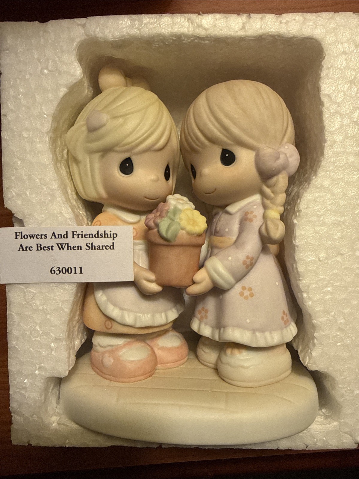 Precious Moments Flowers And Friendship Are Best When Shared 630011 Box 2006