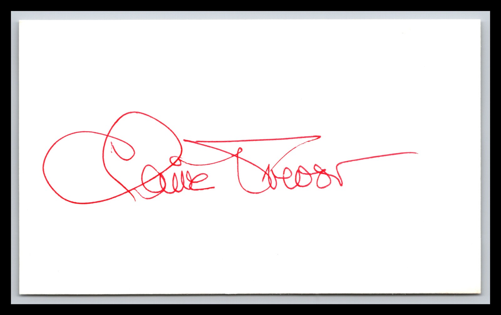 Claire Trevor - Actress - 3x5 Card - Signed | Autograph