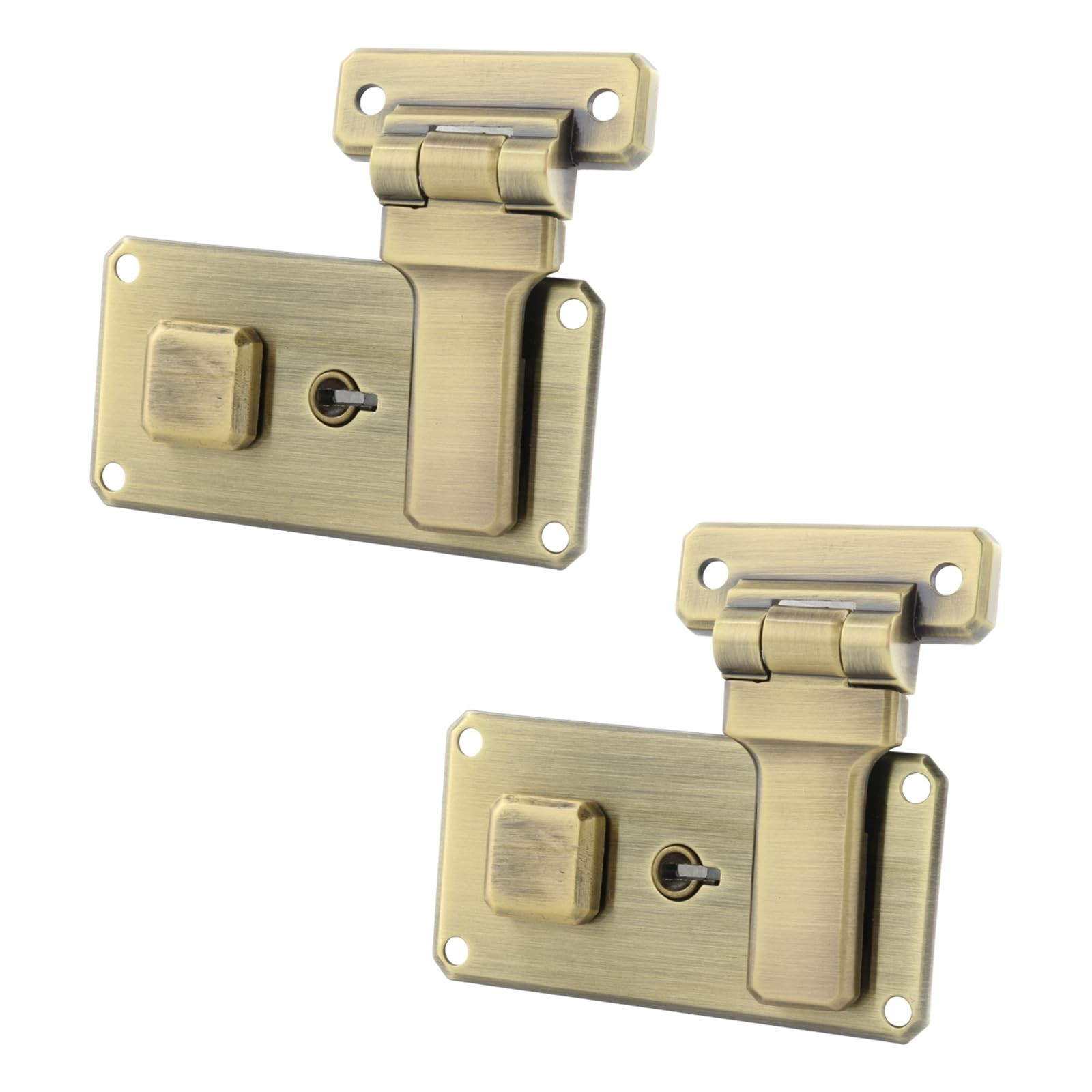 T Tulead 2PCS Luggage Combination Lock Iron, Bronze