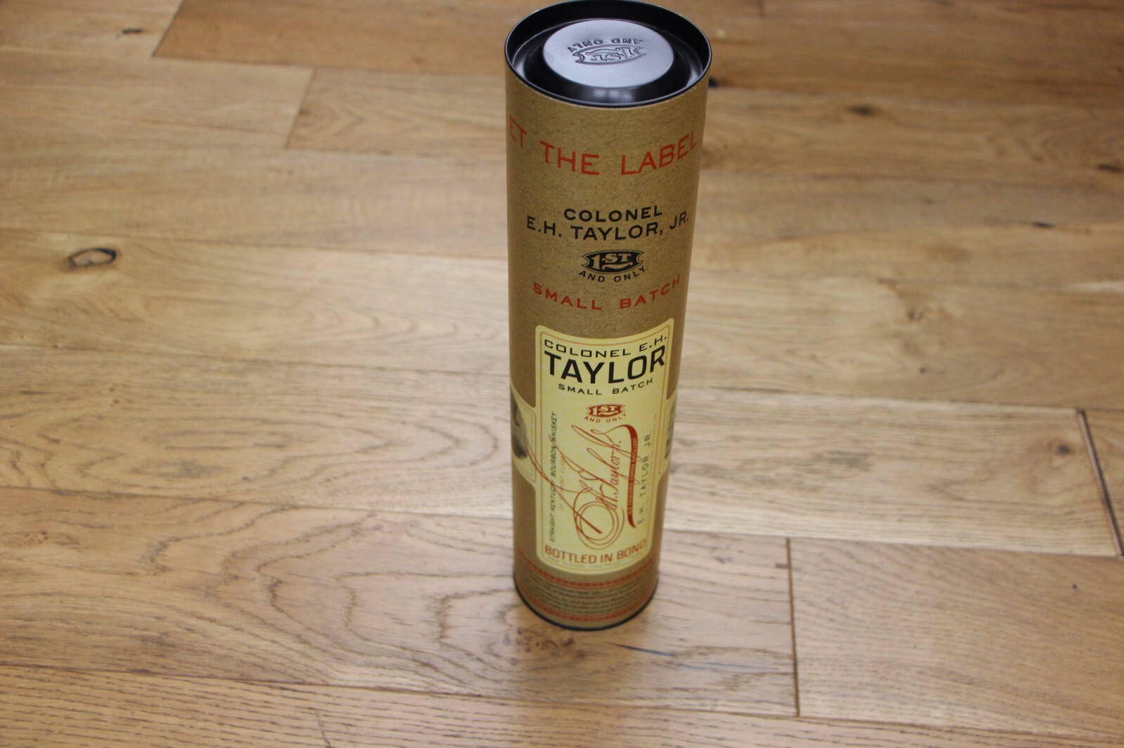 Colonel EH Taylor Small Batch Bourbon EMPTY TUBE ONLY - NO BOTTLE Colonel EH Taylor Small Batch Bourbon EMPTY TUBE ONLY - NO BOTTLE