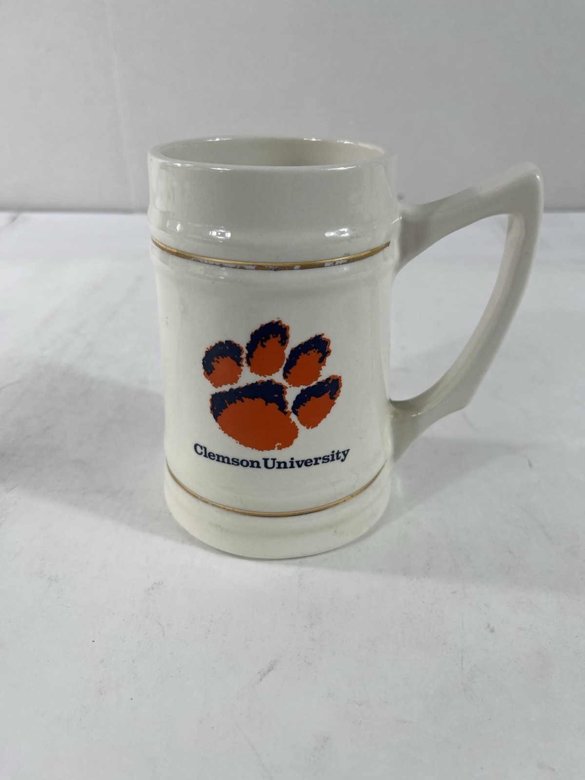 Vintage Clemson University Beer Stein
