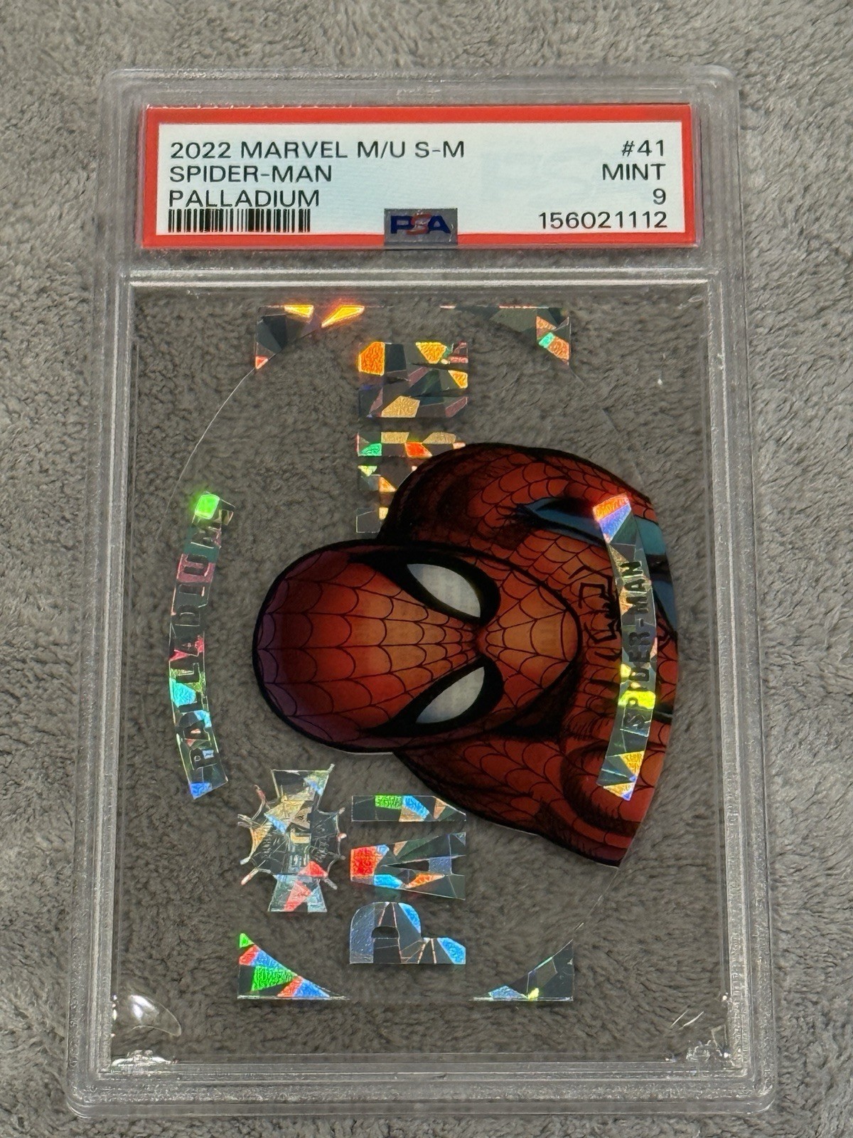 2022 Upper Deck Skybox Marvel Metal Universe Spider-Man PALLADIUM #41 PSA 9 2022 Upper Deck Skybox Marvel Metal Universe Spider-Man PALLADIUM #41 PSA 9
