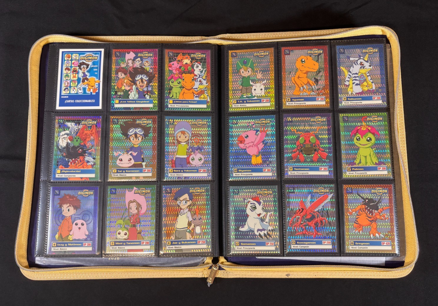 1999 Digimon Animated Series 1 Prism Parallel Set 32/34 Spanish Upper Deck Holo