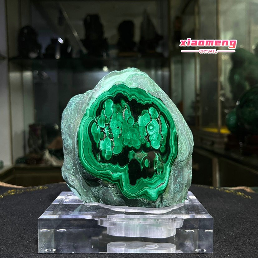 4.6LB Natural peacocks, quartz crystal mineral specimens, spiritual healing+base