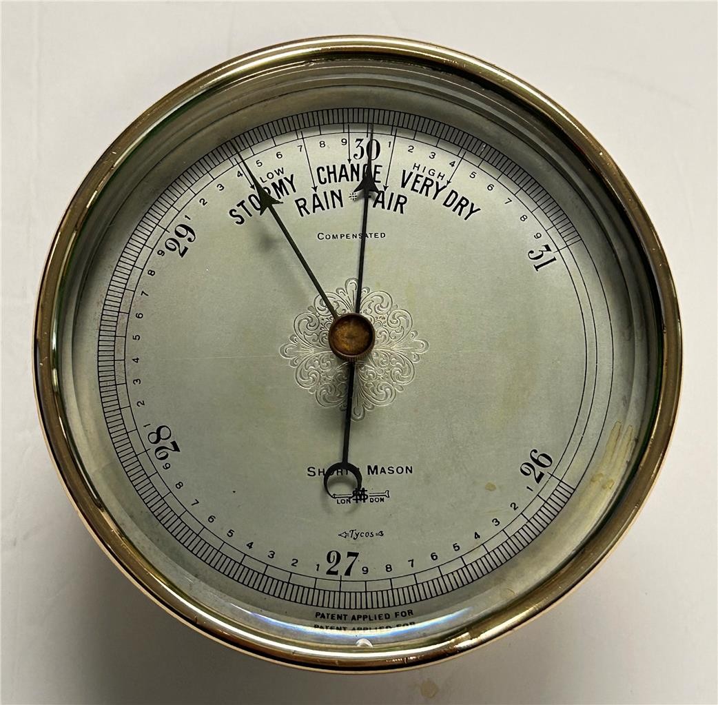 Short & Mason Barometer - Tycos - 5-1/4\