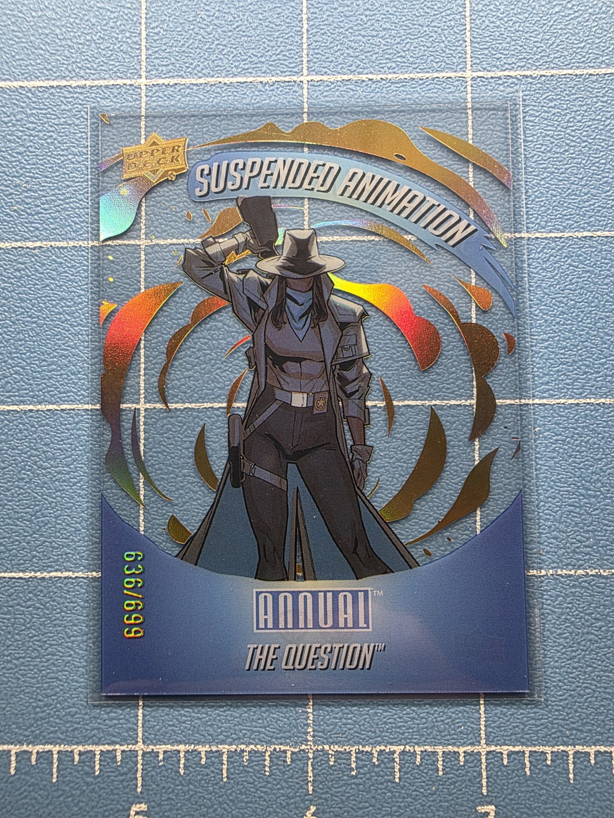 2024-25 UD DC Annual - The Question 636 / 699 - Suspended Animation Level 1 2024-25 UD DC Annual - The Question 636 / 699 - Suspended Animation Level 1