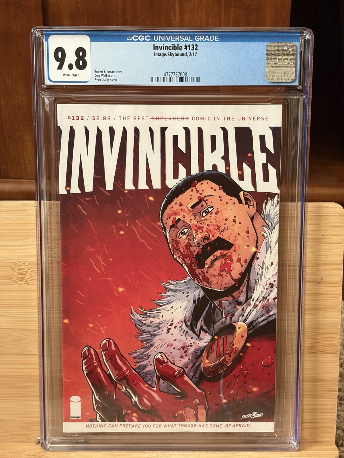 Invincible #132 (Image Comics 2017) CGC 9.8 Robert Kirkman Ryan Ottley
