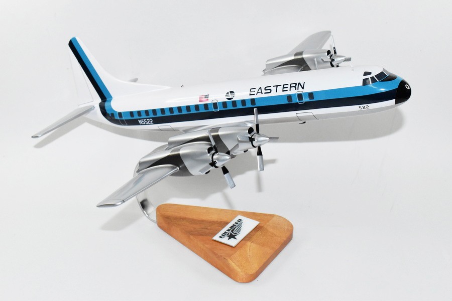 Lockheed Martin® L-188C Electra®, Eastern Airlines 1972, 18-inch Mahogany Model