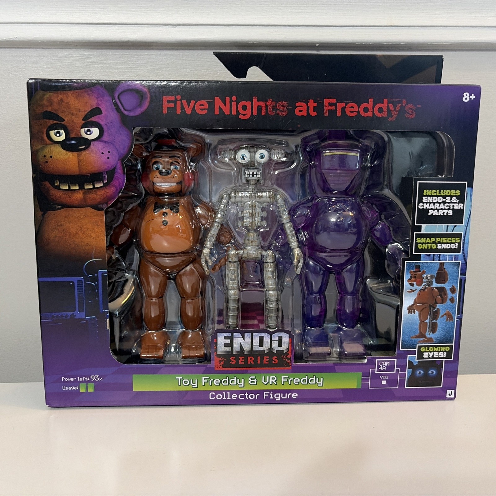 Jazzwares Five Nights at Freddy’s Endo Series Toy Freddy & VR Freddy Figures 