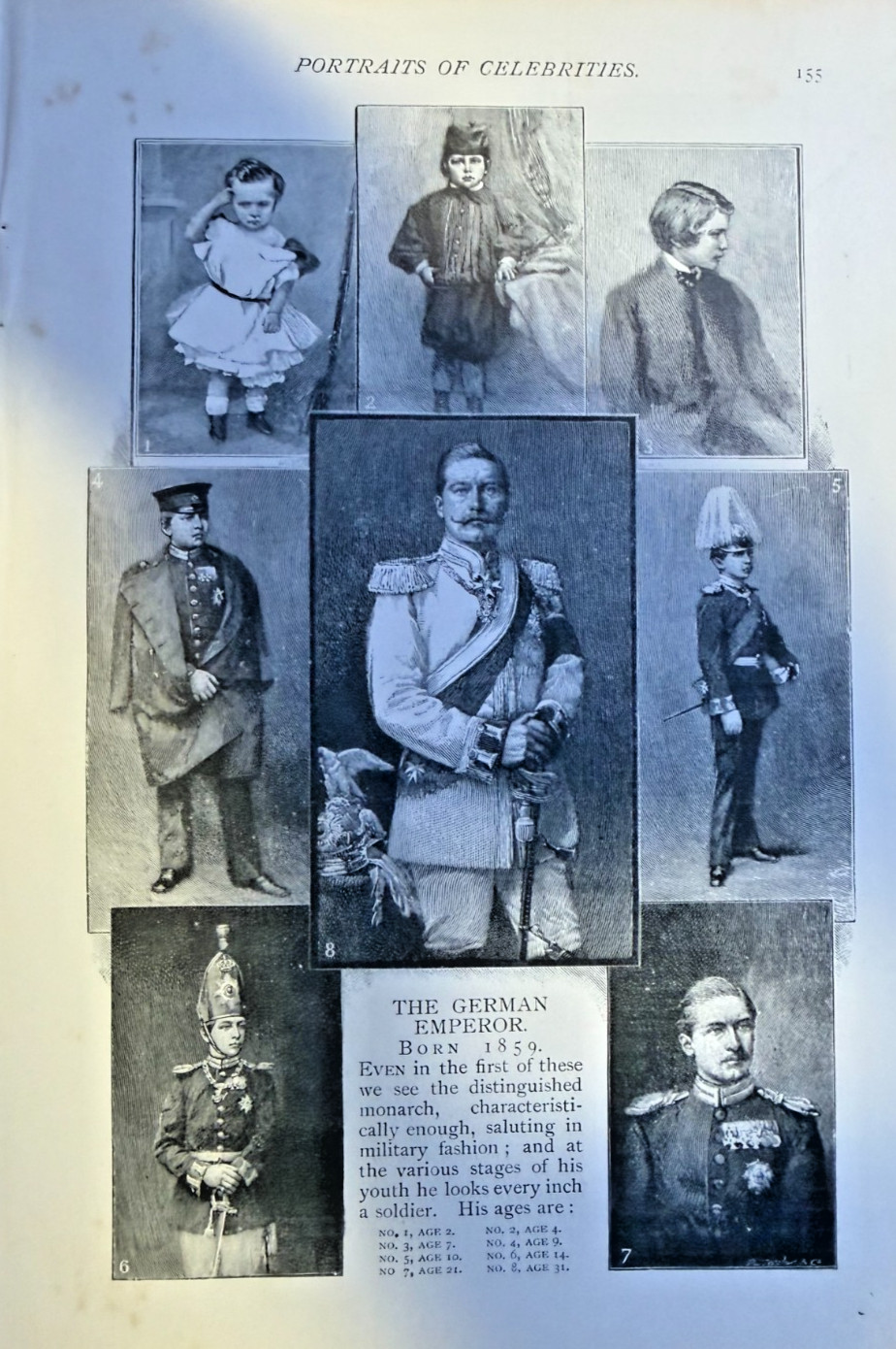 1891 Emperor & Empress of Germany