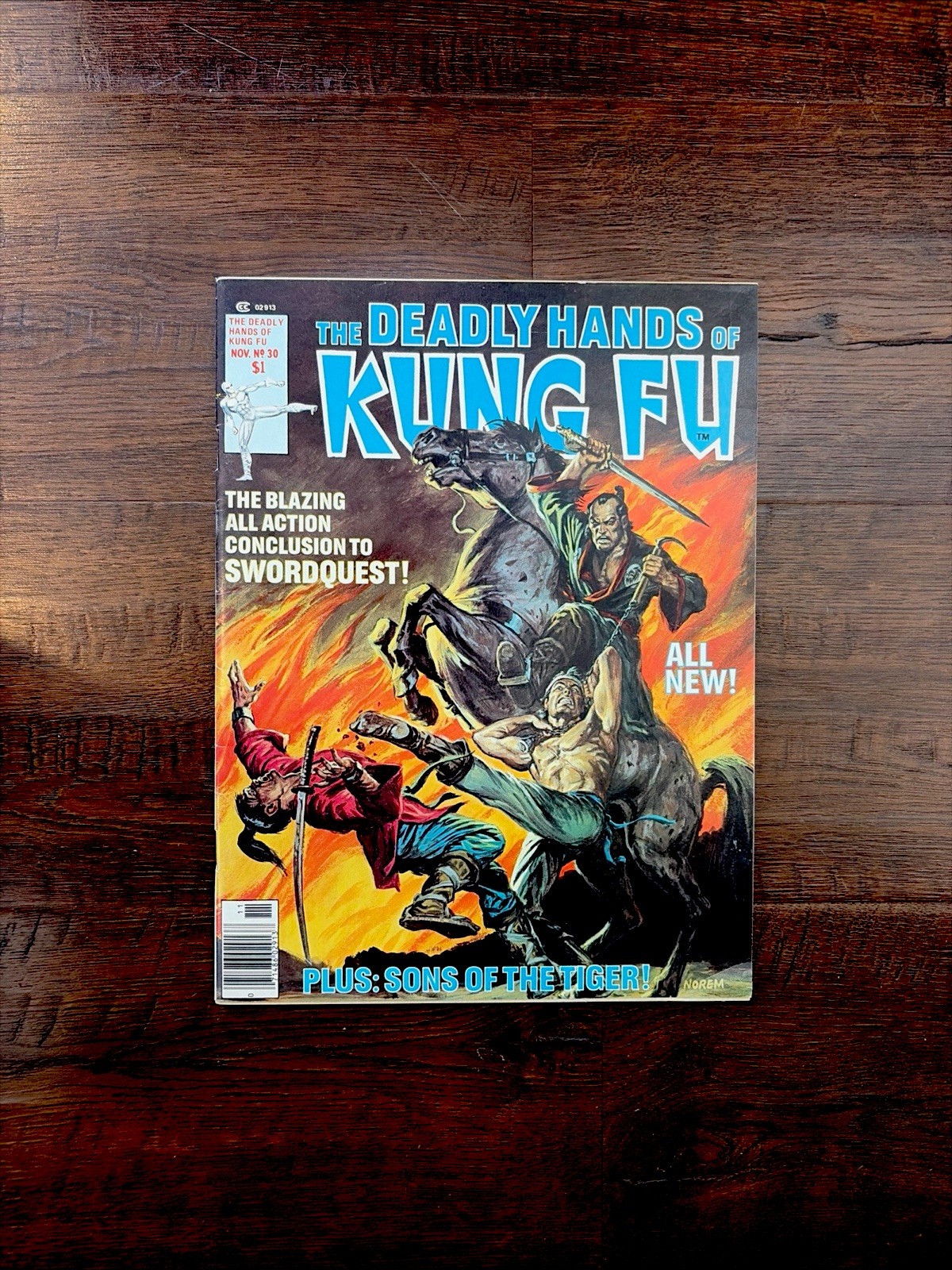 Marvel Comics The Deadly Hands of Kung Fu Magazine #30 1976 LB8