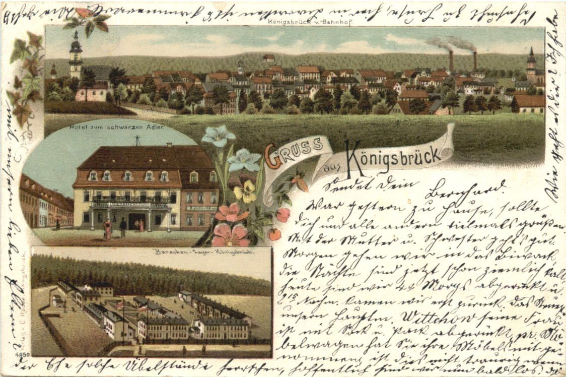 Greetings from Königsbrück - Litho -716512