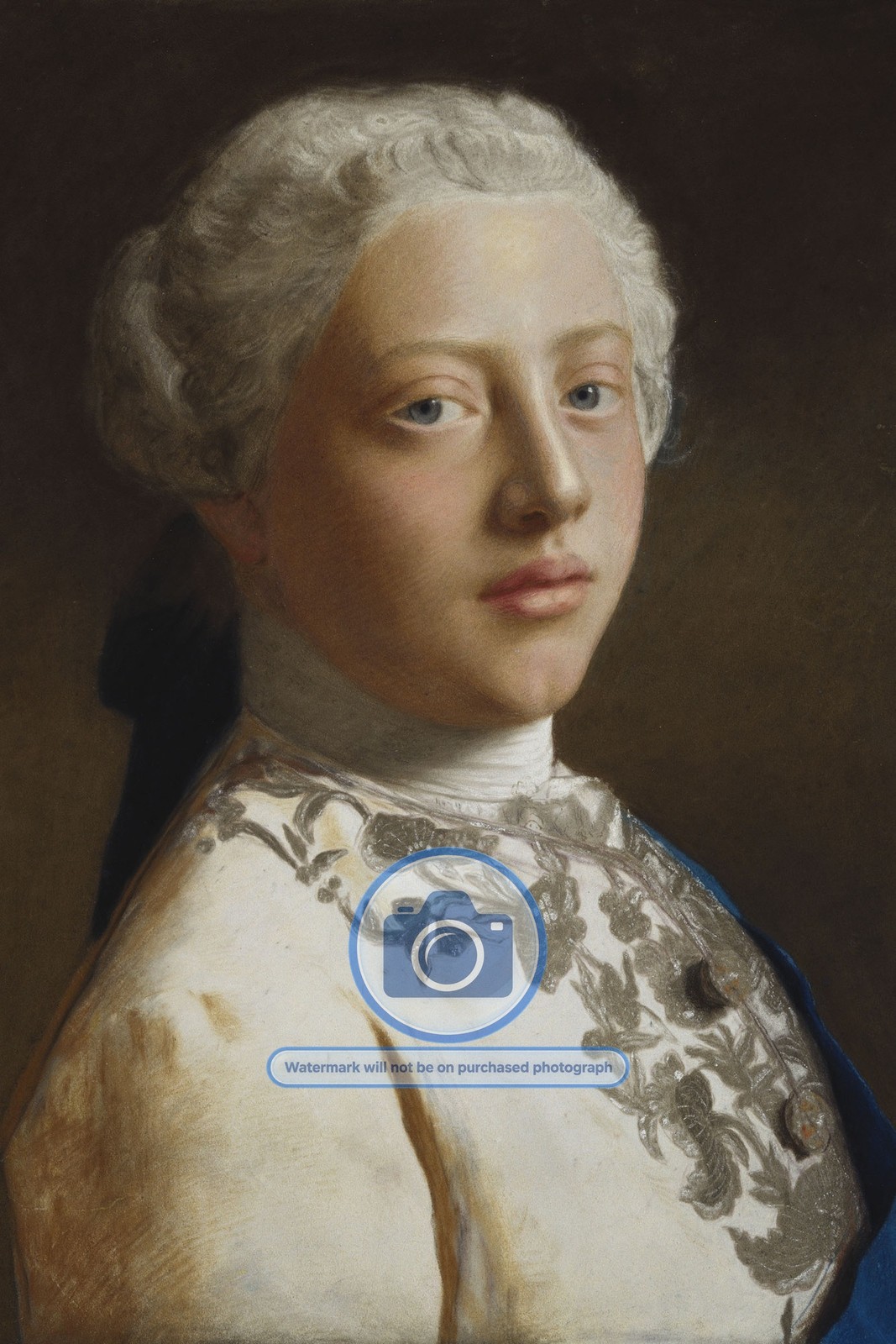 YOUNG KING GEORGE III OIL PAINTING IN PRINCE'S COAT 1754 4X6 POSTCARD PHOTO YOUNG KING GEORGE III OIL PAINTING IN PRINCE'S COAT 1754 4X6 POSTCARD PHOTO