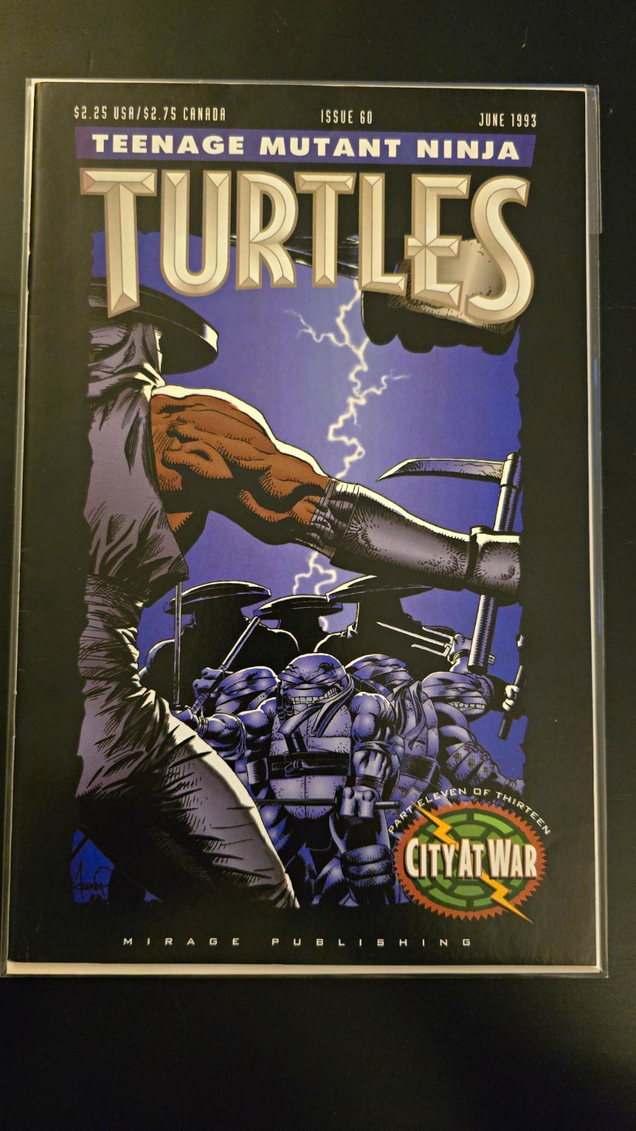 Teenage Mutant Ninja Turtles #60 (Mirage June 1993) City at War