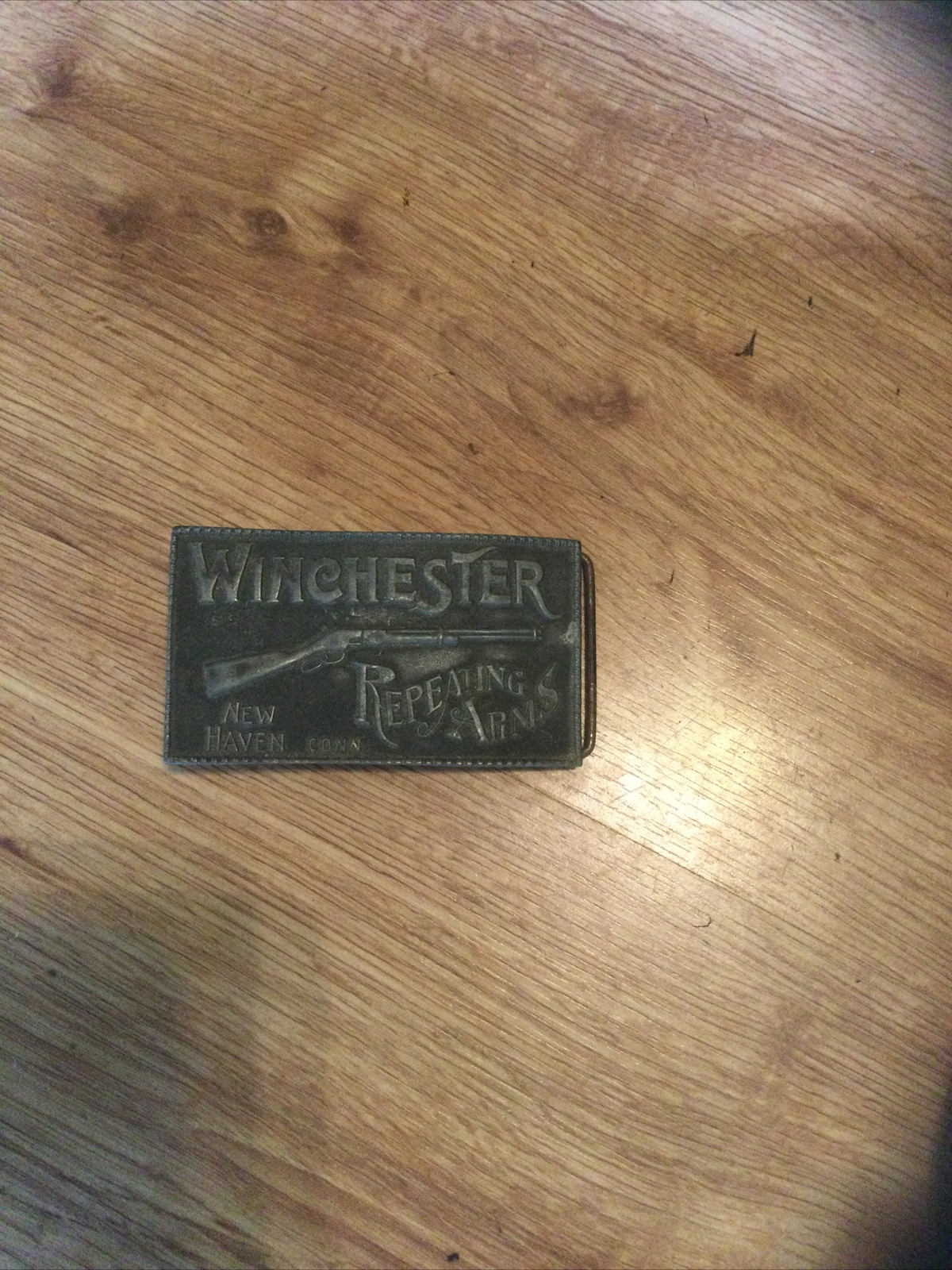 WINCHESTER Repeating Arms New Haven, Conn. Belt Buckle