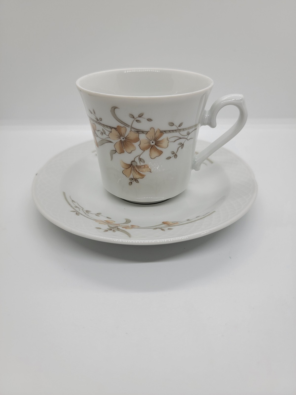 Vintage Winterling Kirchenlomitz Bavaria Floral Porcelain Tea Cup and Saucer 