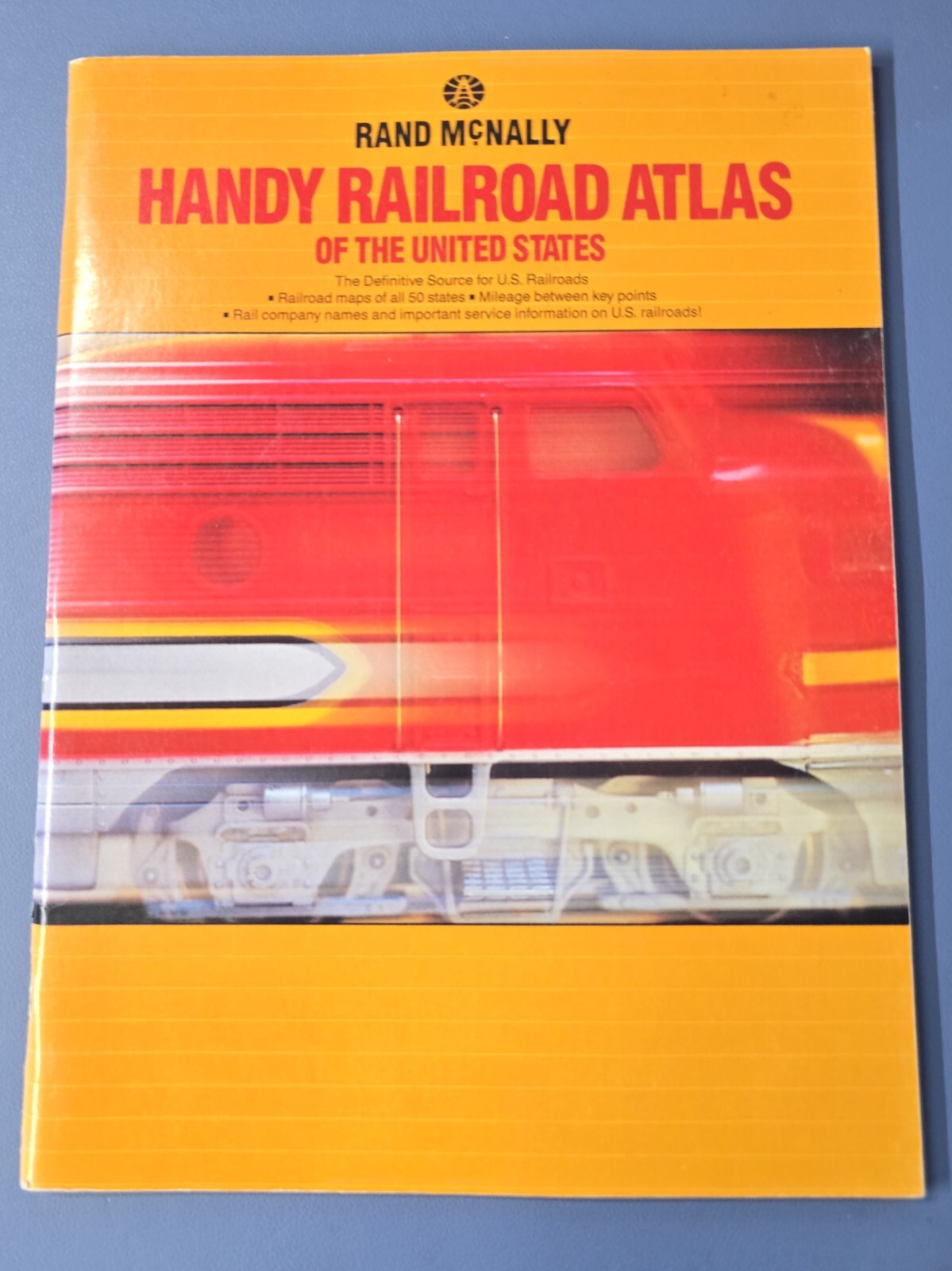 Rand McNally Handy Railroad Atlas of the United States 1988 (1C)
