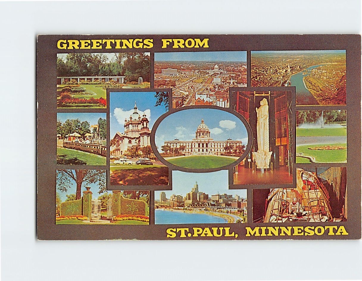Candid Views of St. Paul Minnesota Greetings from St. Paul Minnesota Q-18551