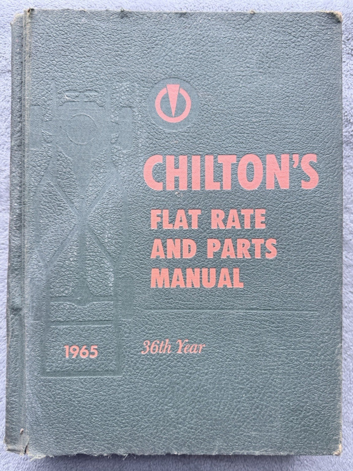 1965 Chilton Flat Rate & Parts Manual 36th Year HC Vintage Auto Garage Manual
