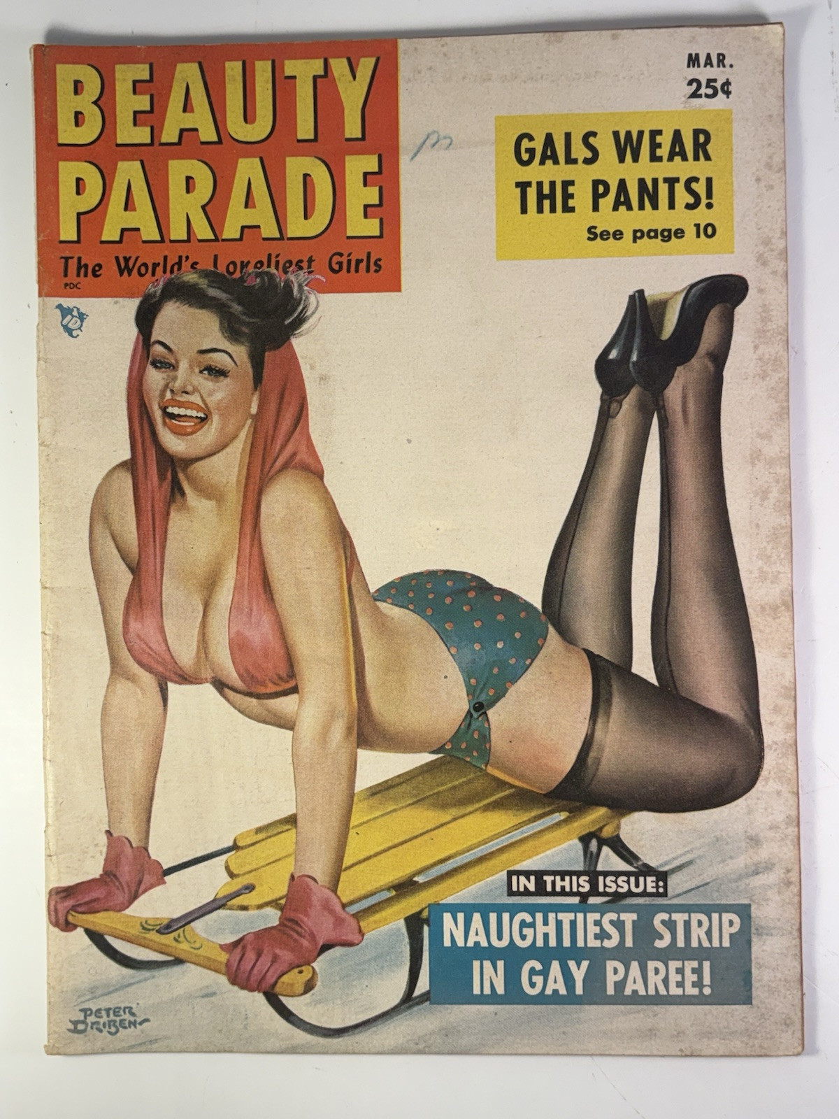 MARCH 1953 BEAUTY PARADE MAGAZINE 