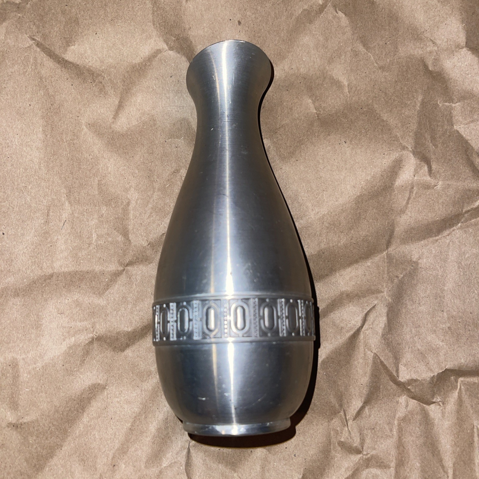 Vintage pewter bud vase Selandia Norway