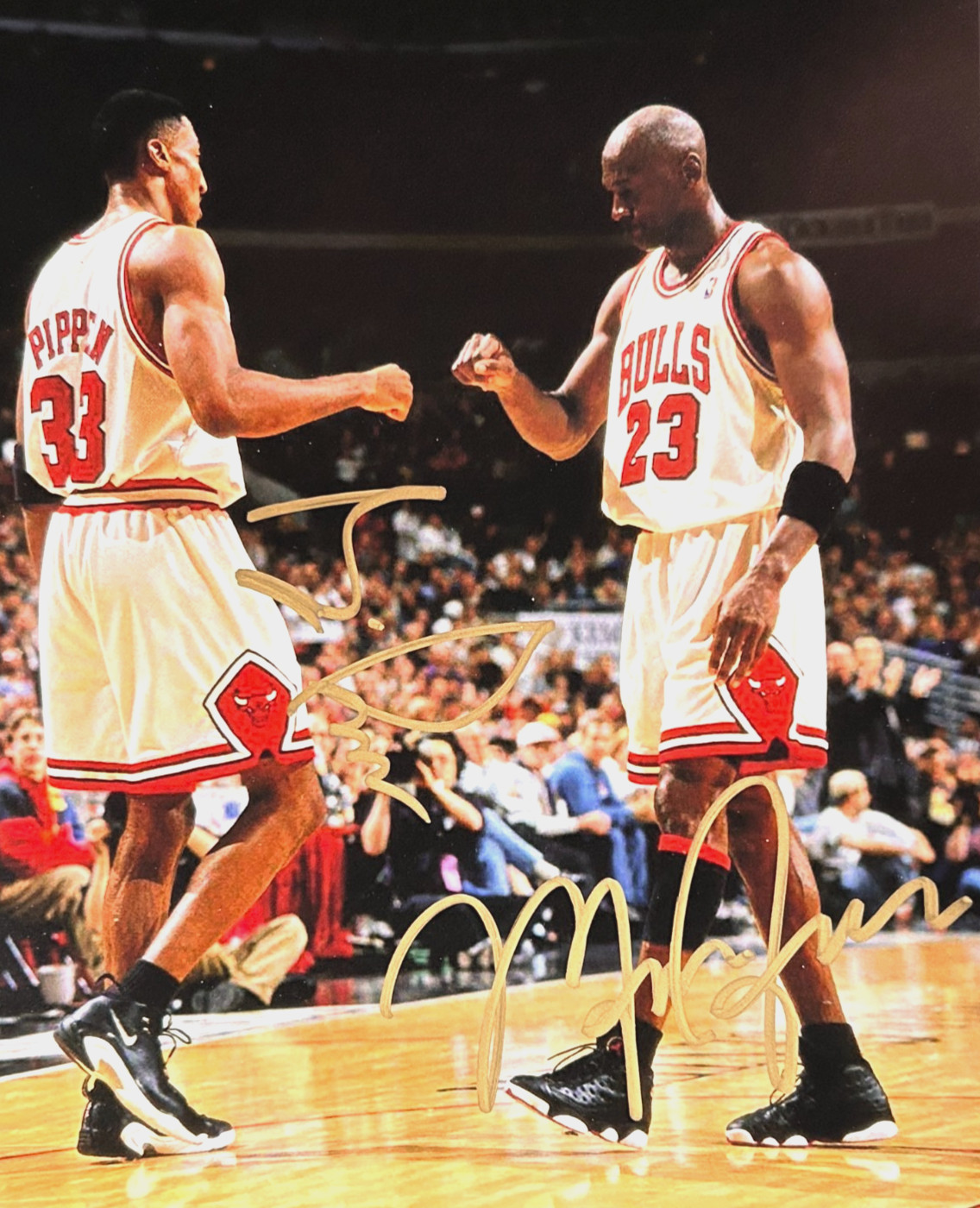 MICHAEL JORDAN & SCOTTY PIPPEN Signed 810\
