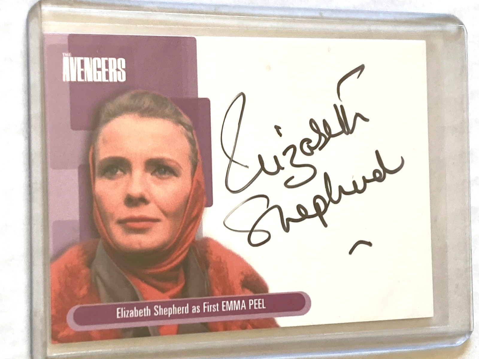 2003 Strictly Ink Avengers TV Show Autograph Card #A3 Elizabeth Shepherd NM