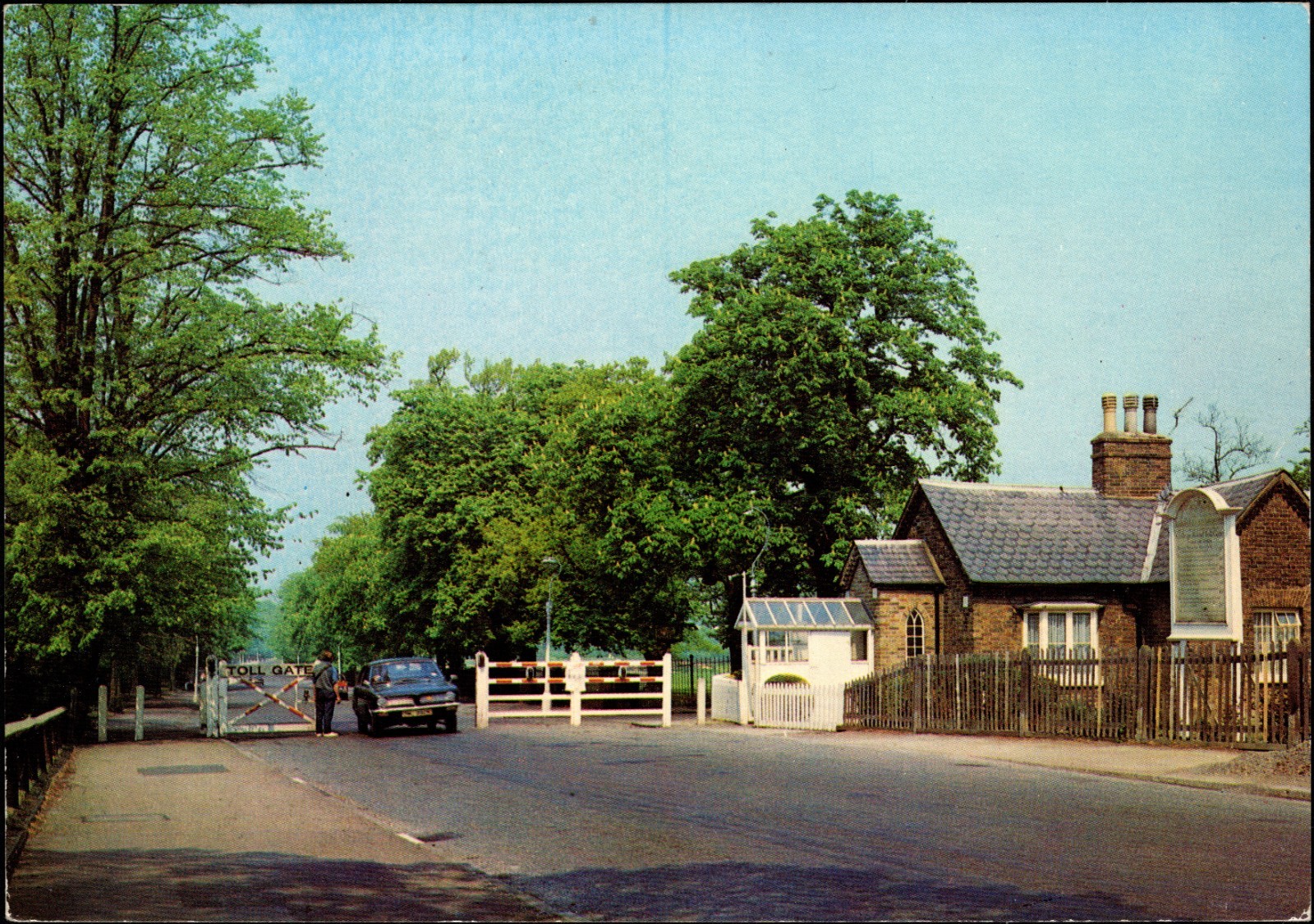 Dulwich London England Historic Tollgate opened 1789, still used Continental PC
