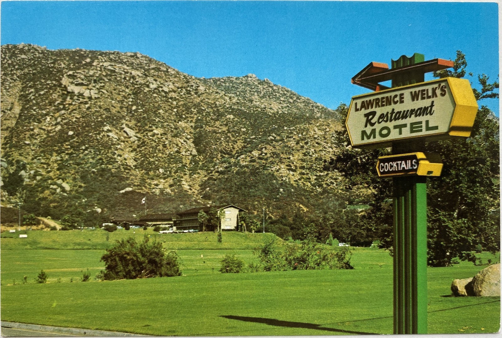 Lawrence Welk\'s Country Club Village California 4x6 Postcard