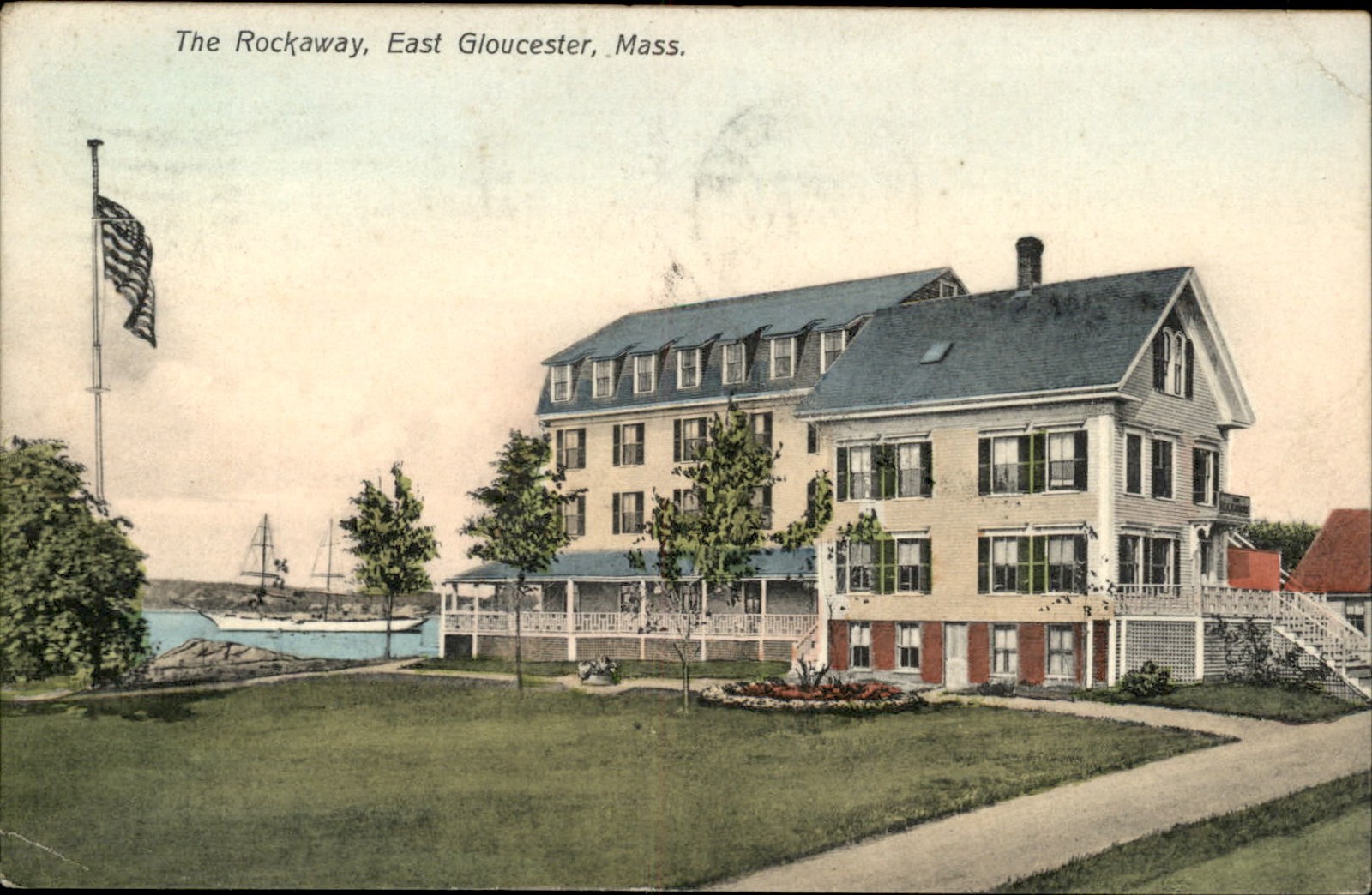 East Gloucester Massachusetts MA Rockaway c1900s-10s Vintage Postcard