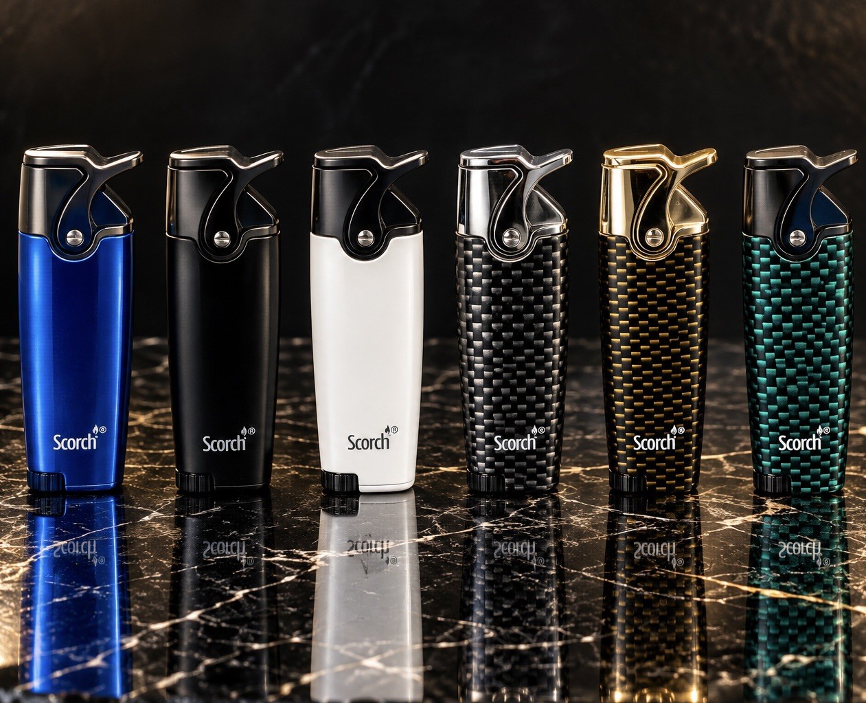 SCORCH TORCH Single Flame Butane Refillable Modern Scorch Torch Lighter SCORCH TORCH Single Flame Butane Refillable Modern Scorch Torch Lighter