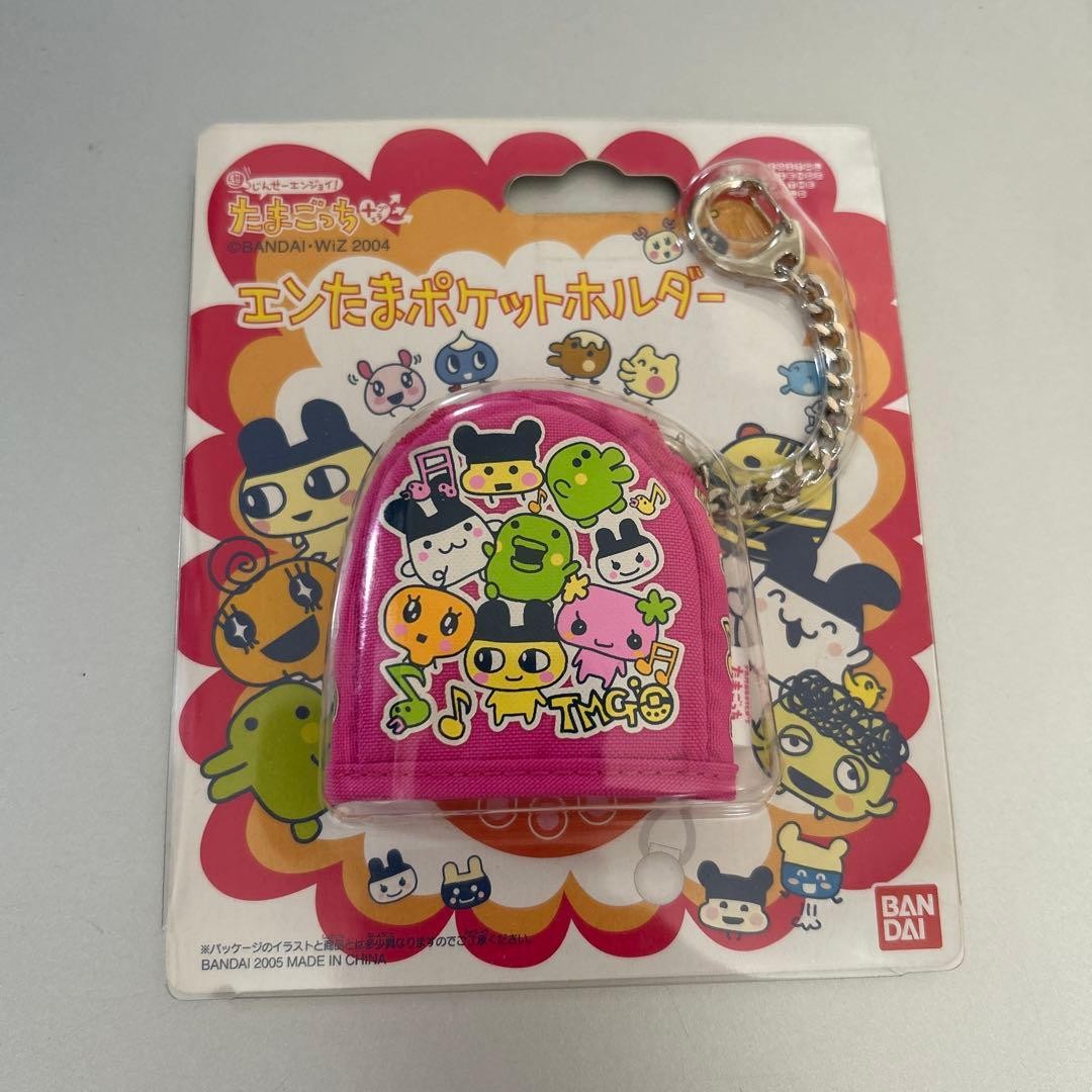 Tamagotchi Entama Pocket Holder Pink 14+ Tamagotchi Strap MegaHouse Bandai Neon
