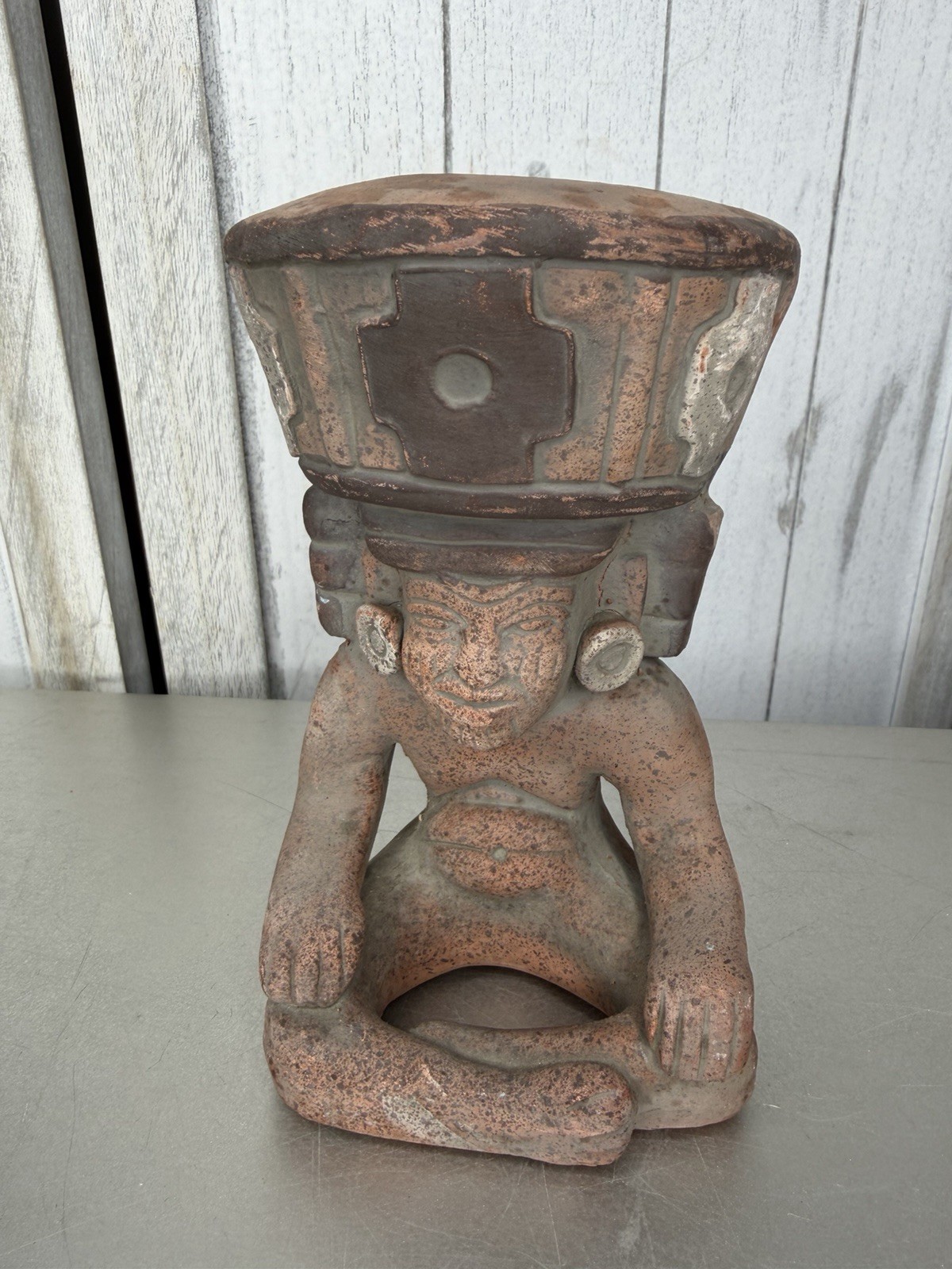 Huehueteotl Lord Of Fire Mexican Culture Home Decor Prehispanic Primitive Clay