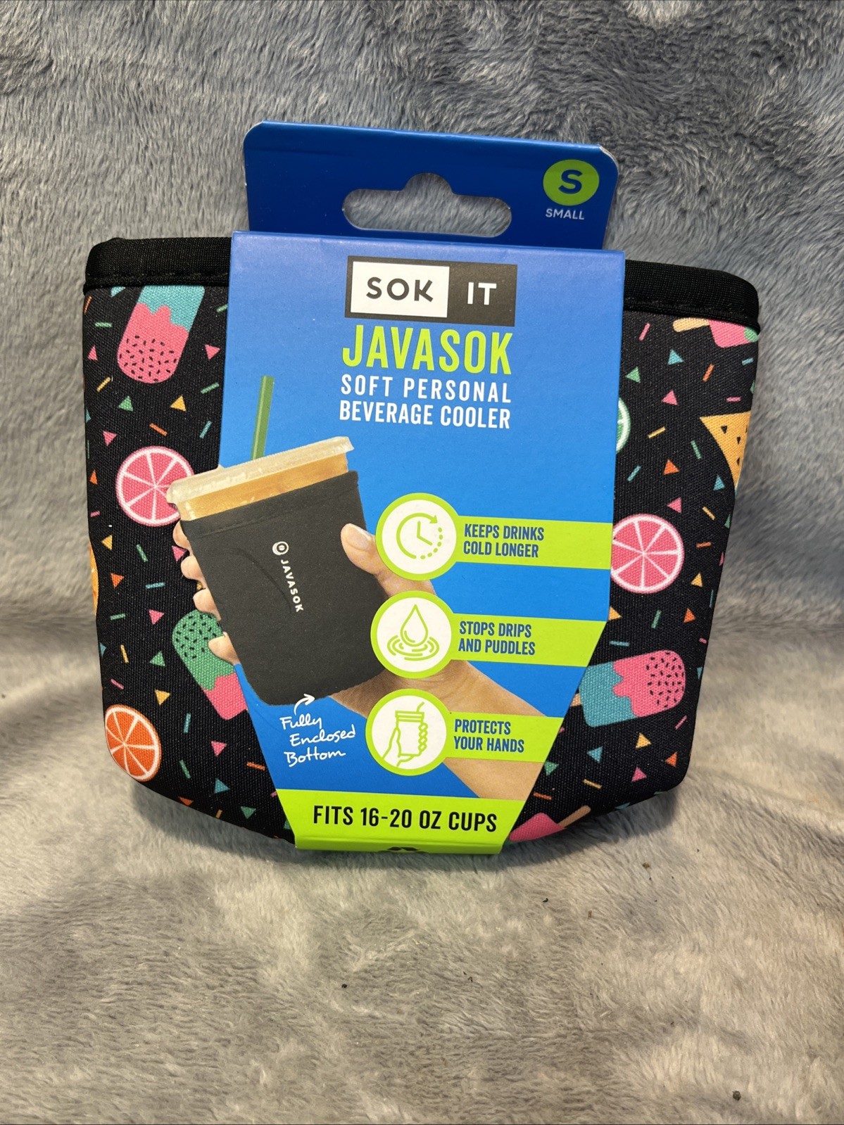 Sok-It Javasok Summer Sweets Cold Cup Sleeve  Fits 16-20 Oz