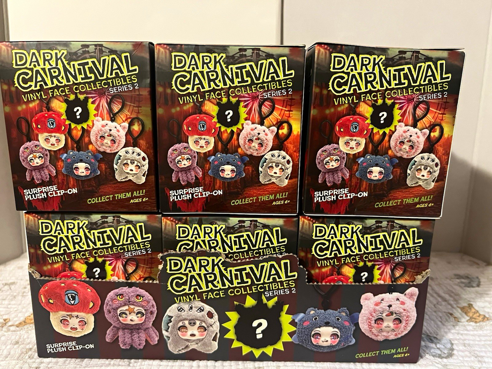 Fuyoulu Dark Carnival Vinyl Face Collectibles Series 2 Blind Pack Ages 6+