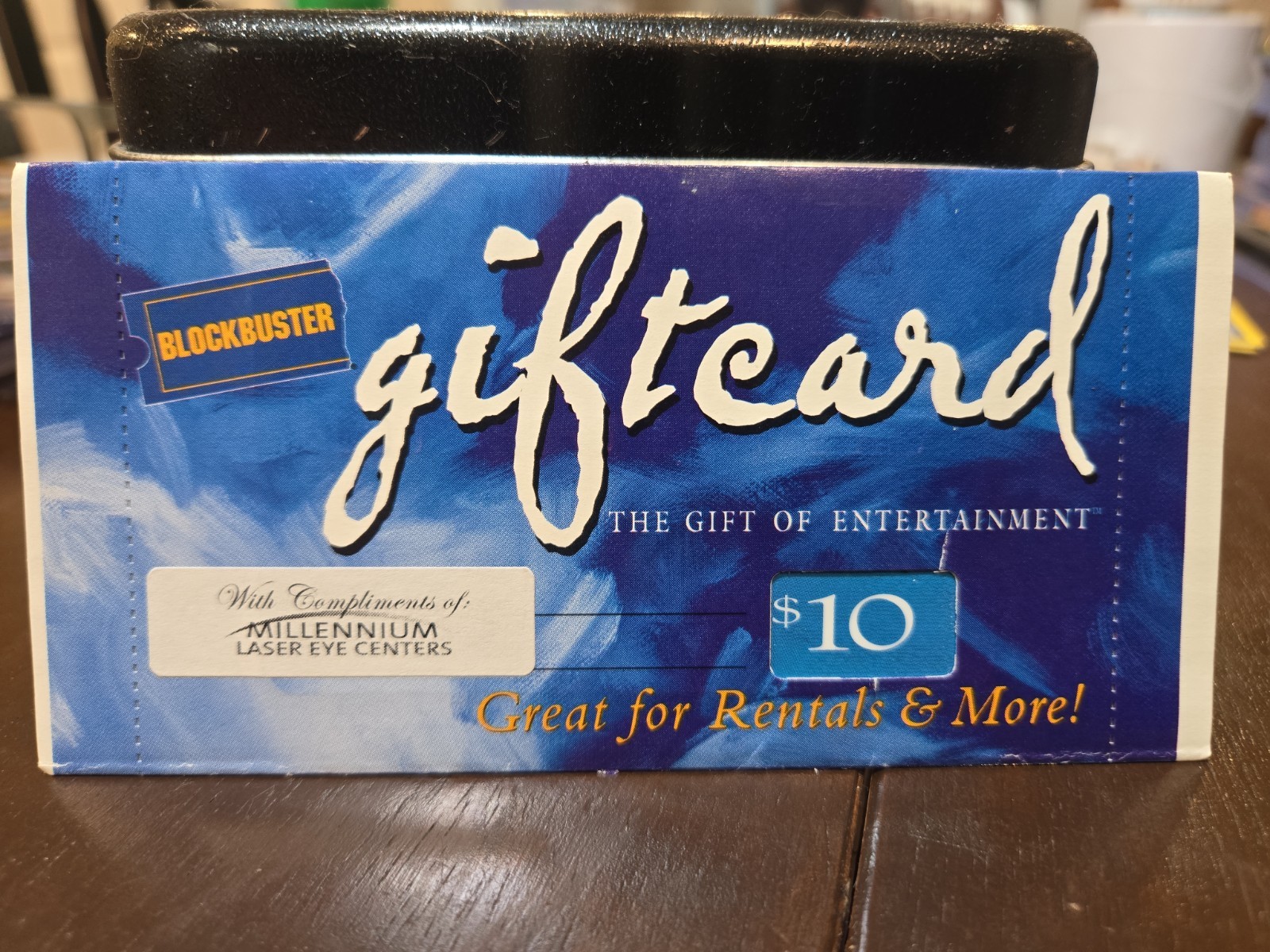Rare Vintage 2000 Collectible Blockbuster $10 Pro Card SEALED Laser  Promotion 