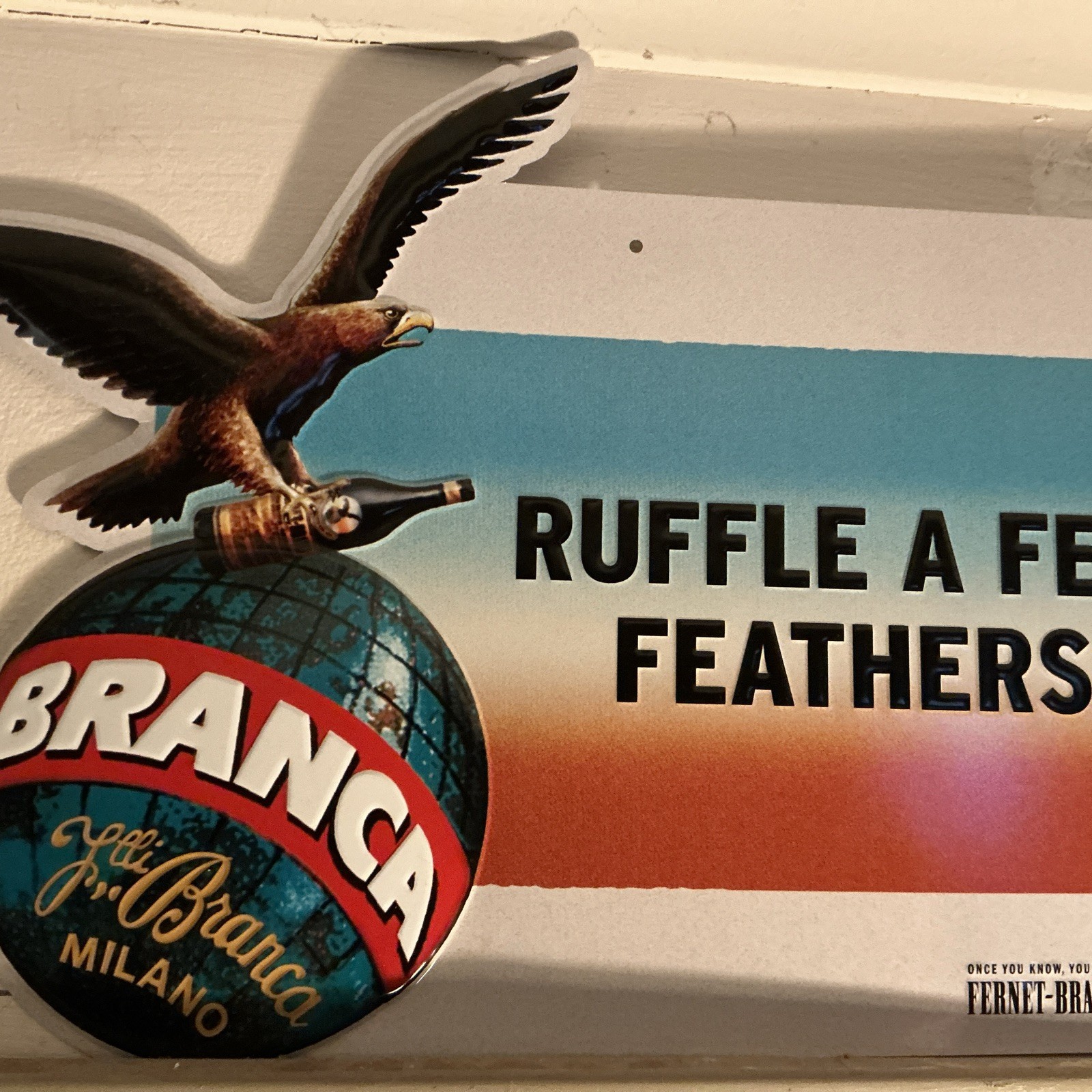New Fernet Branca Tin Sign
